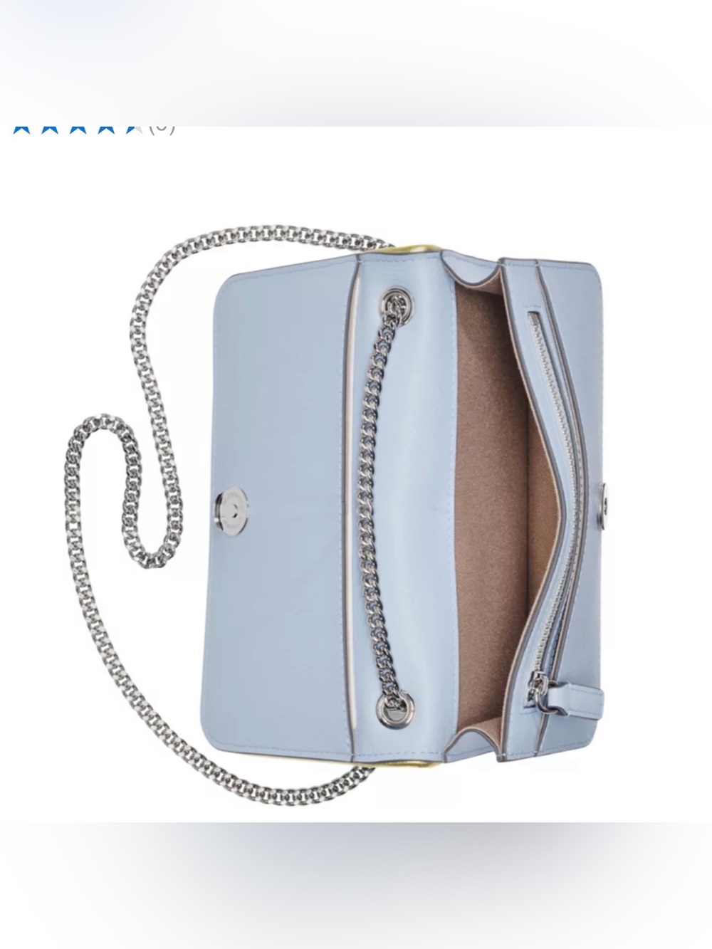 KARL LAGERFELD PARIS- Micro
Kosette Shoulder Bag- Baltic Blue. - Picture 3 of 5